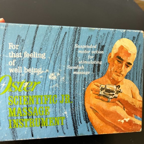 Vintage Retro Hand Held Electric Massager by Oster - Picture 5 of 6